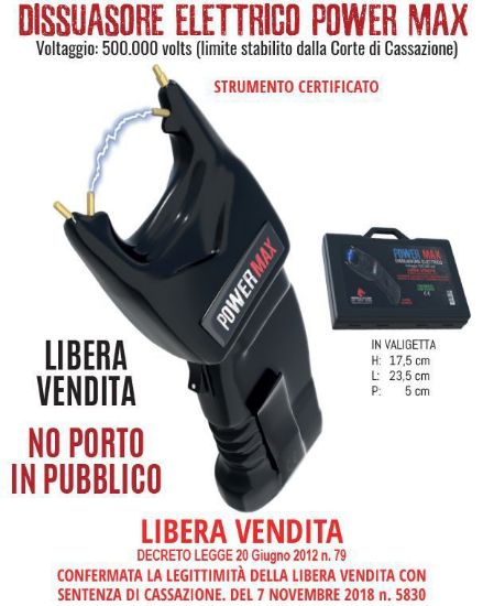 Dissuasore elettrico 500.000 VOLTS defence system