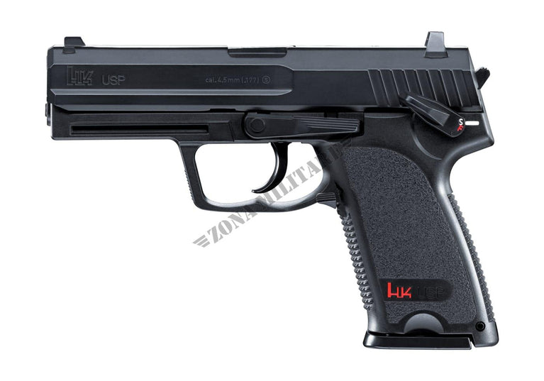 Pistola Usp nera Cal.4.5 Pot. <7.5 Joule H&K