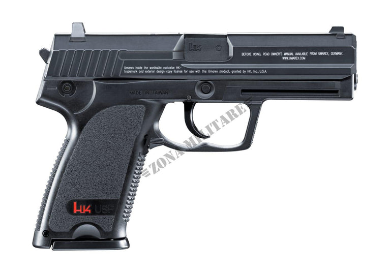 Pistola Usp nera Cal.4.5 Pot. <7.5 Joule H&K