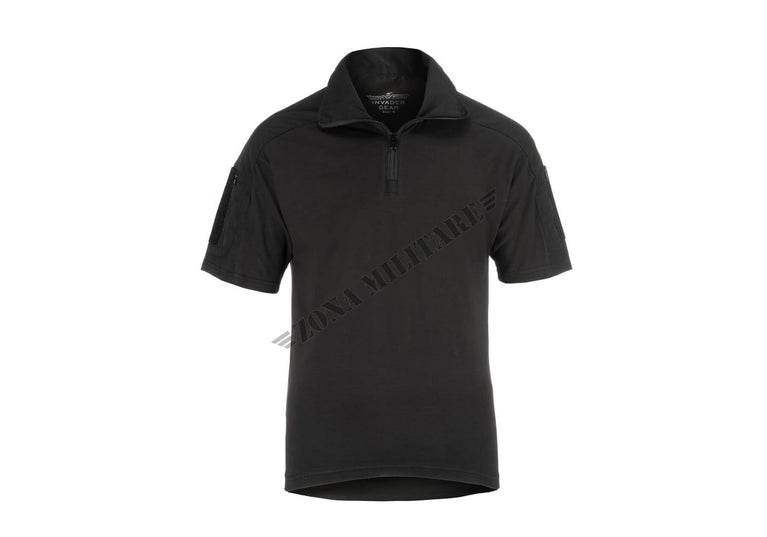 COMBAT SHIRT A MANICHE CORTE NERA INVADER GEAR