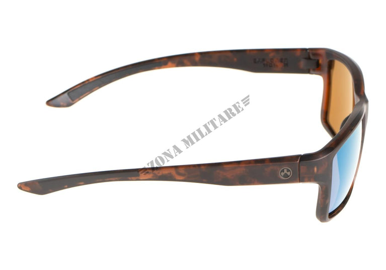 OCCHIALI EXPLORER CON MONTATURA TORTOISE E LENTI COLOR BRONZO POLARIZZATE A SPECCHIO BLU MAGPUL