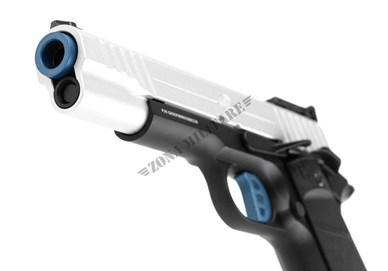 PISTOLA SOFTAIR GX45 Mk.I Metal Version colorazione argento GBB G&G