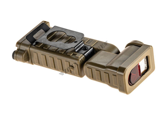 TORCIA MILITARE DA 55 LUMENS CON TESTA REGOLABILE