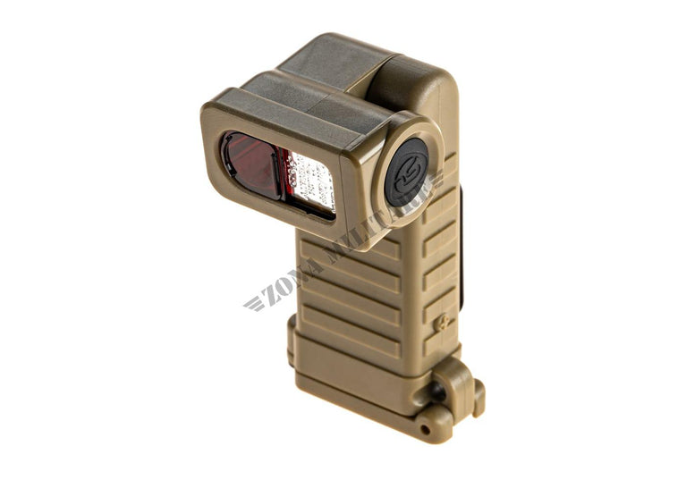 TORCIA MILITARE DA 55 LUMENS CON TESTA REGOLABILE