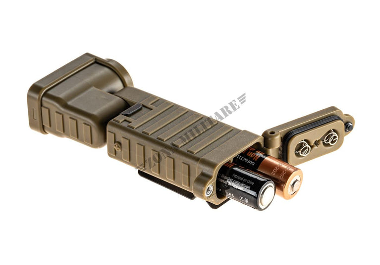 TORCIA MILITARE DA 55 LUMENS CON TESTA REGOLABILE