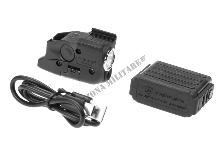 TORCIA DA 300 LUMENS CON PUNTATORE LASER TLR-6 HL PER PISTOLE GLOCK GEN 3/4/5 FULL SIZED STREAMLIGHT