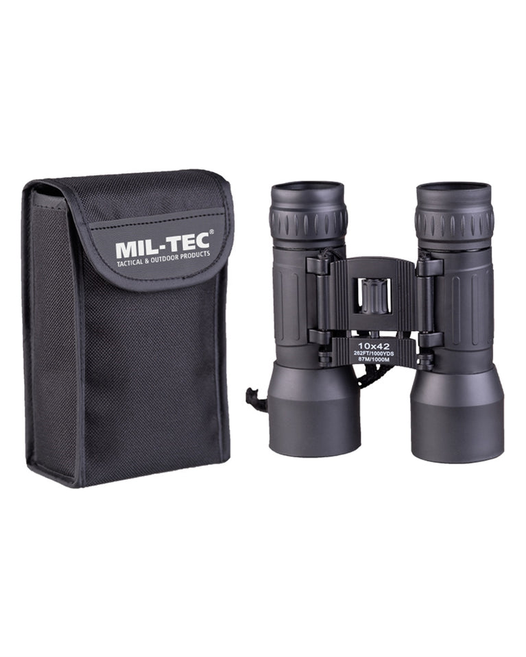 Binocolo Optics Military 10X42 nero MILTEC