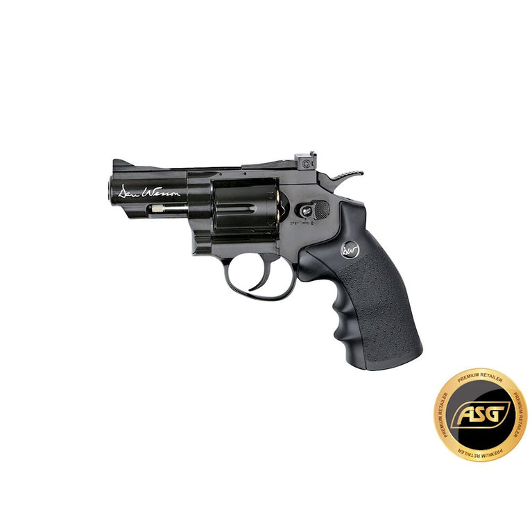 REVOLVER DA SOFTAIR full meta da 2.5" Co2 NERA DAN WESSON