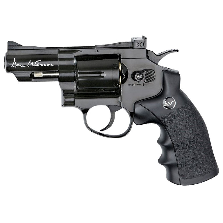 REVOLVER DA SOFTAIR full meta da 2.5" Co2 NERA DAN WESSON