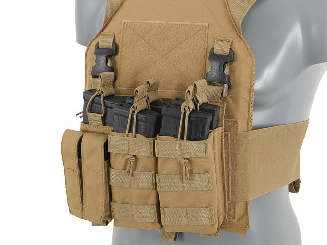 PIATTAFORMA PORTA CARICATORI Buckle Up Triple 5.56/Pistol NERO 8 Fields