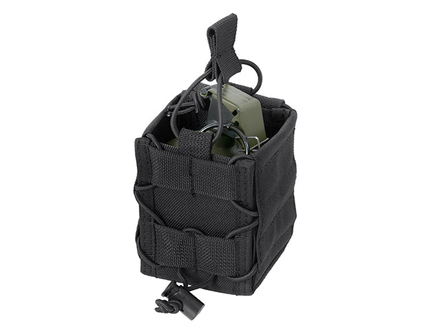 PORTA GRANATA IN CORDURA NERO/DESERT 8FIELD