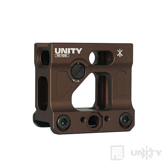 RIALZO PER RED DOT Unity Tactical FAST Micro Mount BRONZO PTS SYNDICATE