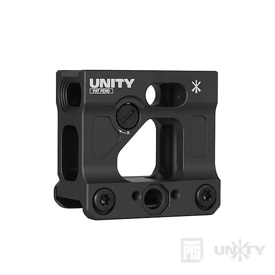 RIALZO PER RED DOT Unity Tactical FAST Micro Mount NERO PTS SYNDICATE