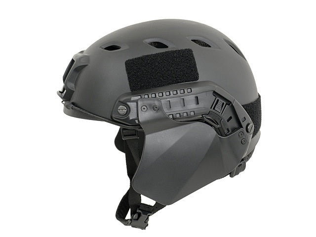 FAST PJ HELMET REPLICA CON MENTOLIERA REGOLABILE BLACK EMERSON