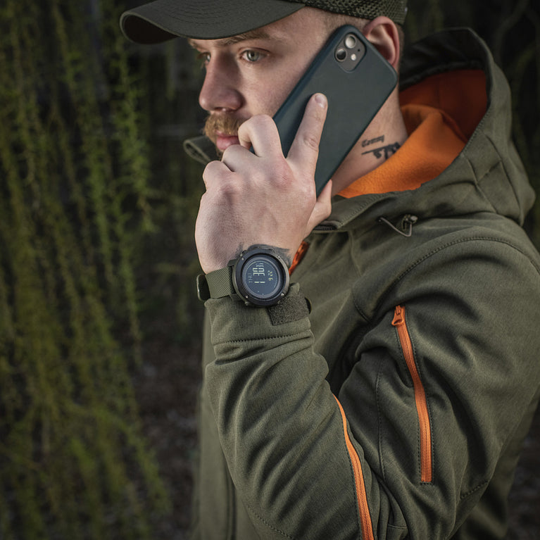 Orologio con barometro Multifunctional Tactical colore verde M-Tac