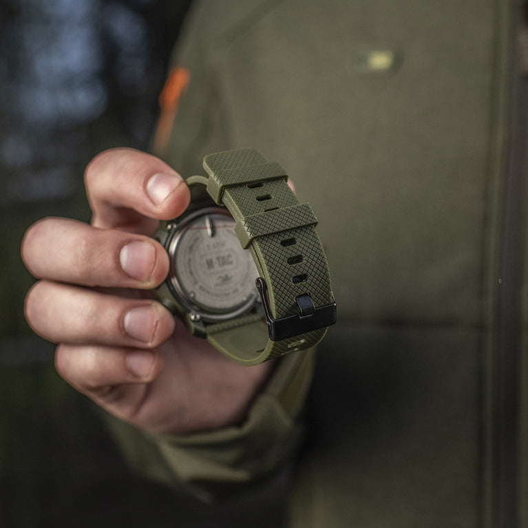 Orologio con barometro Multifunctional Tactical colore verde M-Tac