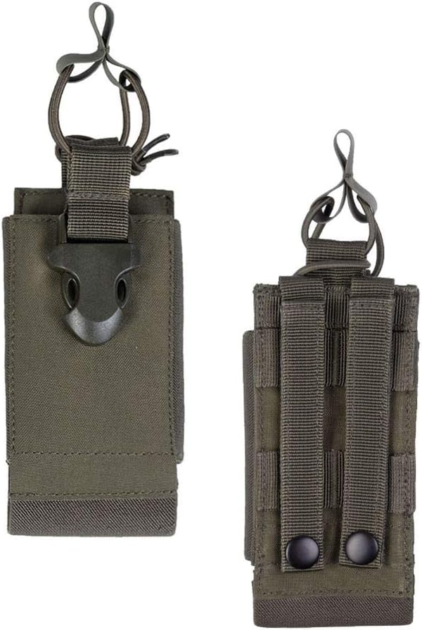 TASCA PORTA RADIO MOLLE COLORE VERDE MILTEC