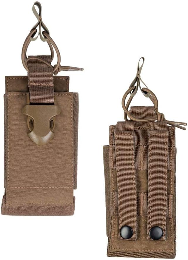 TASCA PORTA RADIO POUCH MOLLE DARK COYOTE MILTEC