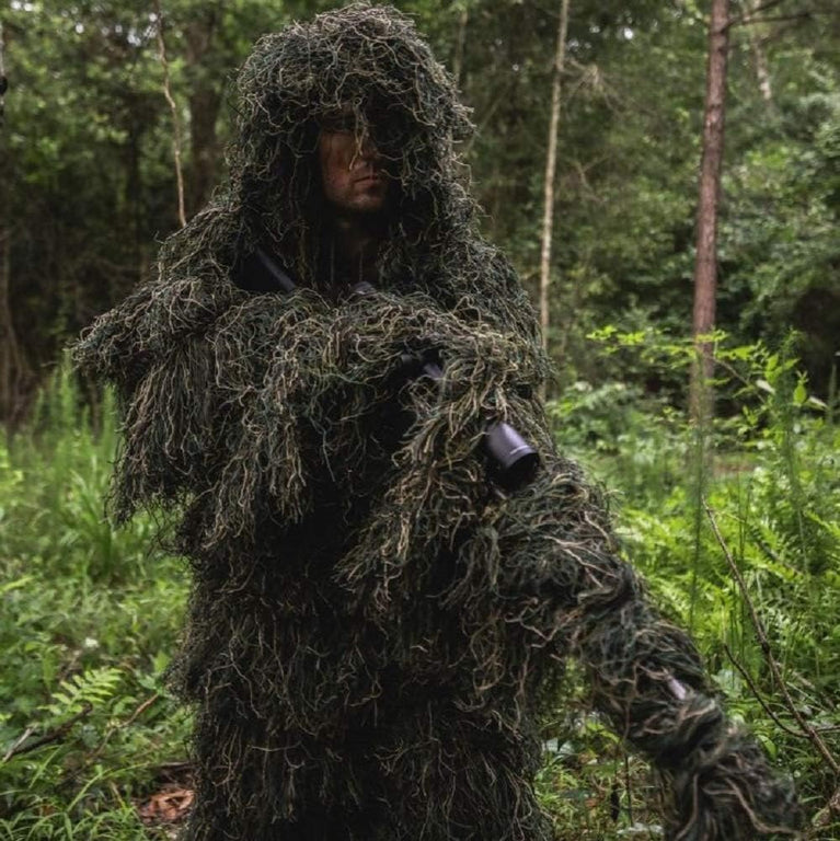 Tuta mimetica Ghillie trattamento ignifugo MilTec