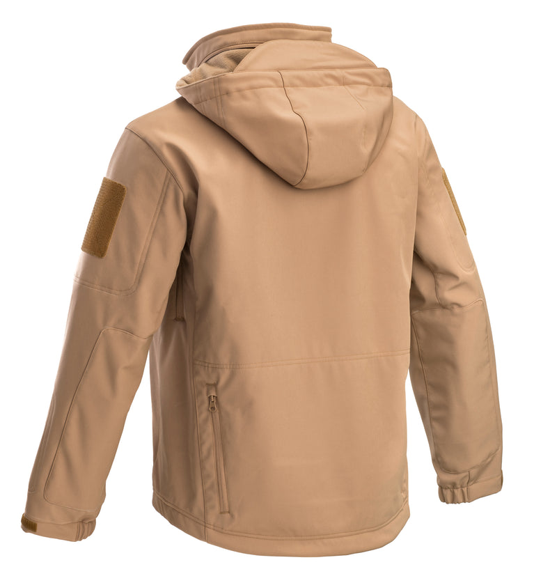 SOFTSHELL TATTICO NERO/COYOTE IMBOTTITO DEFCON 5