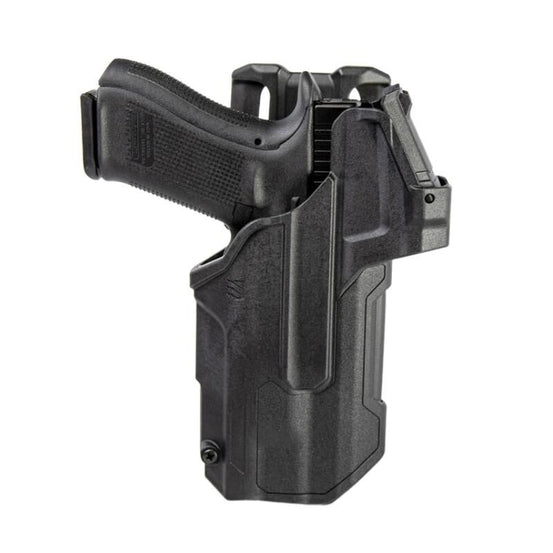 FONDINA DESTRA T-SERIES L3D Duty Holster RDS for Glock 17/19/22/23/31/32/47 TLR-1/2 Blackhawk