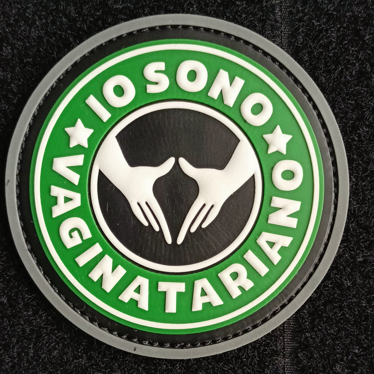 PATCH GOMMATA "IO SONO VAGINATARIANO"