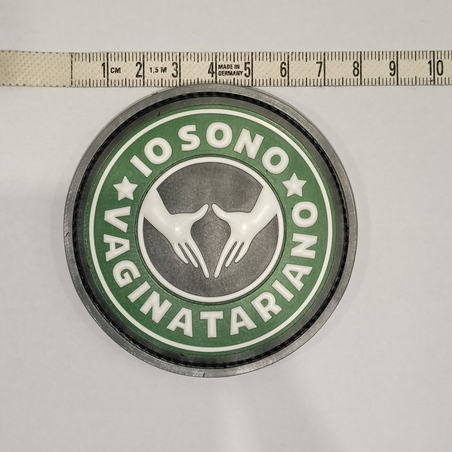 PATCH GOMMATA "IO SONO VAGINATARIANO"