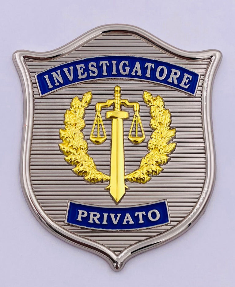 Portafoglio Porta Distintivo Investigatore Privato Ascot