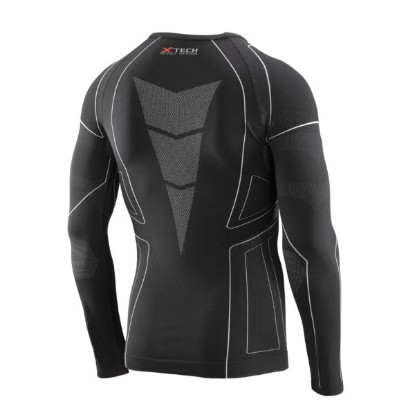 Maglia Termica Race 3 Manica Lunga Colore Nero Xtech