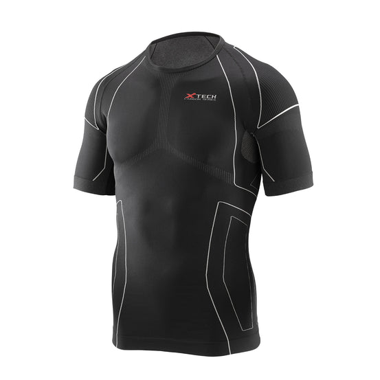 Maglia termica RACE 3 manica corta nera XTECH