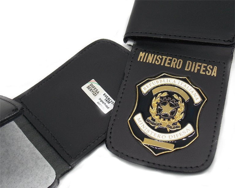 PORTAFOGLIO CON PLACCA MINISTERO DELLA DIFESA VEGA HOLSTER