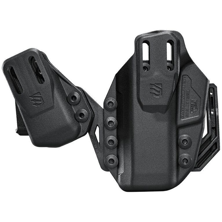 FONDINA STACHE IN POLIMERO CON PORTA CARICATORE INCLUSO GLOCK 19/19X/23/32/44/45 BLACKHAWK