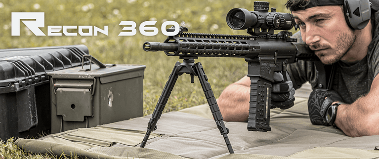 BIPIEDE RECON 360 TL CON ATTACCO M-LOK LEAPERS