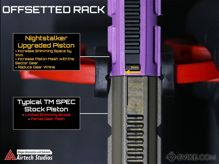 PISTONE A 14 DENTI NIGHTSTALKER AEG AIRTECH STUDIOS