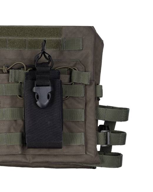 TASCA PORTA RADIO POUCH MOLLE COLORE NERO MILTEC