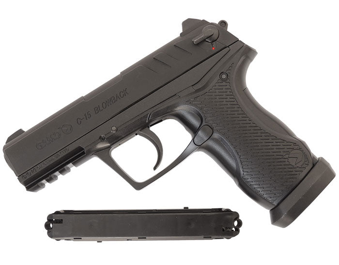 Pistola Gamo C15 Blowback Co2 Cal.4.5 Pot.<7.5Joule Verde