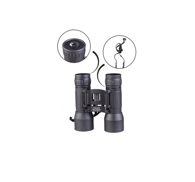 Binocolo Optics Military 10X42 nero MILTEC