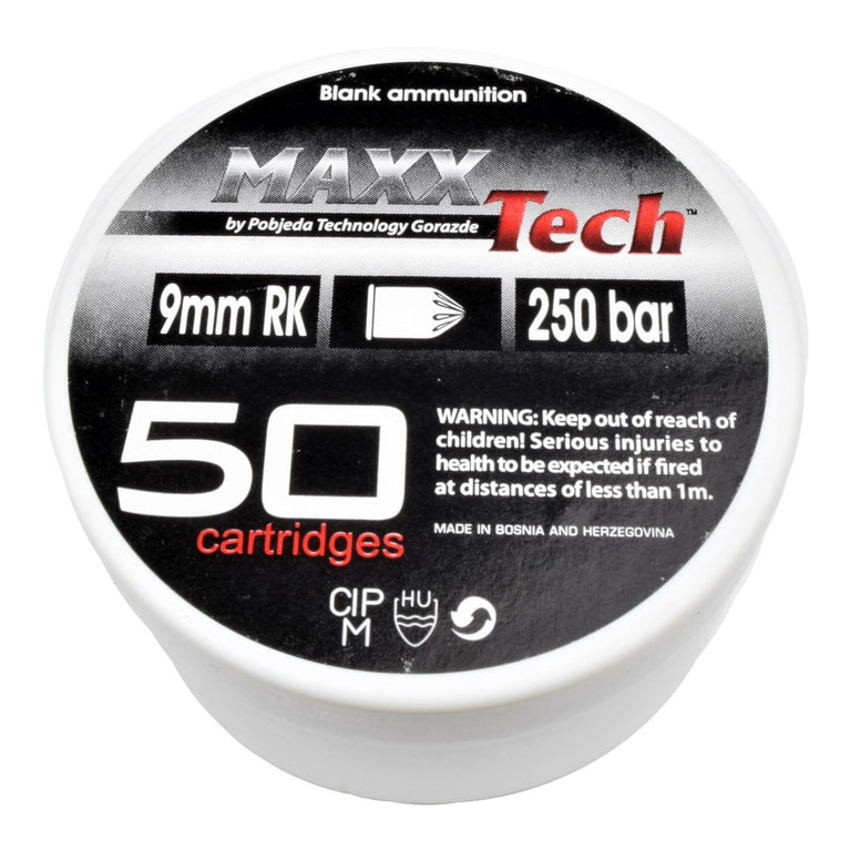 MUNIZIONI A SALVE CALIBER 380 MAXX TECH