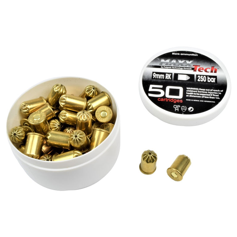 MUNIZIONI A SALVE CALIBER 380 MAXX TECH