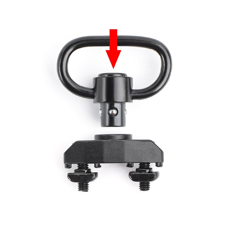 ANELLO PER CINGHIE CON ATTACCO KEYMOD/M-LOK  METAL