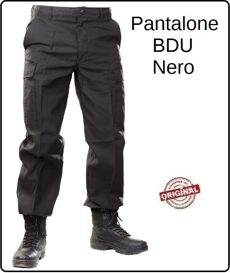 Pantalone Security Cotone Colore Nero Fostex