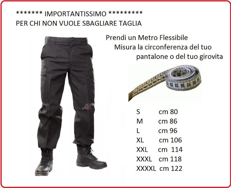 Pantalone Security Cotone Colore Nero Fostex