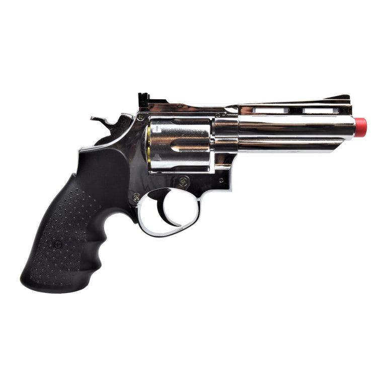 REVOLVER A GAS CANNA DA 4" ARGENTO HFC