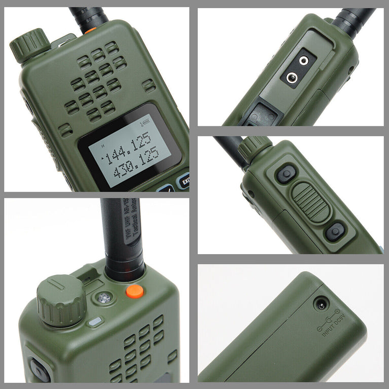 RICETRASMITTENTE DUAL BAND VHF-UHF FM AR-152 VERDE BAOFENG