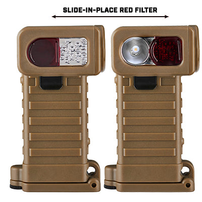 TORCIA MILITARE DA 55 LUMENS CON TESTA REGOLABILE