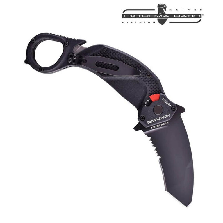 coltello karambit NIGHTMARE BLACK extrema ratio