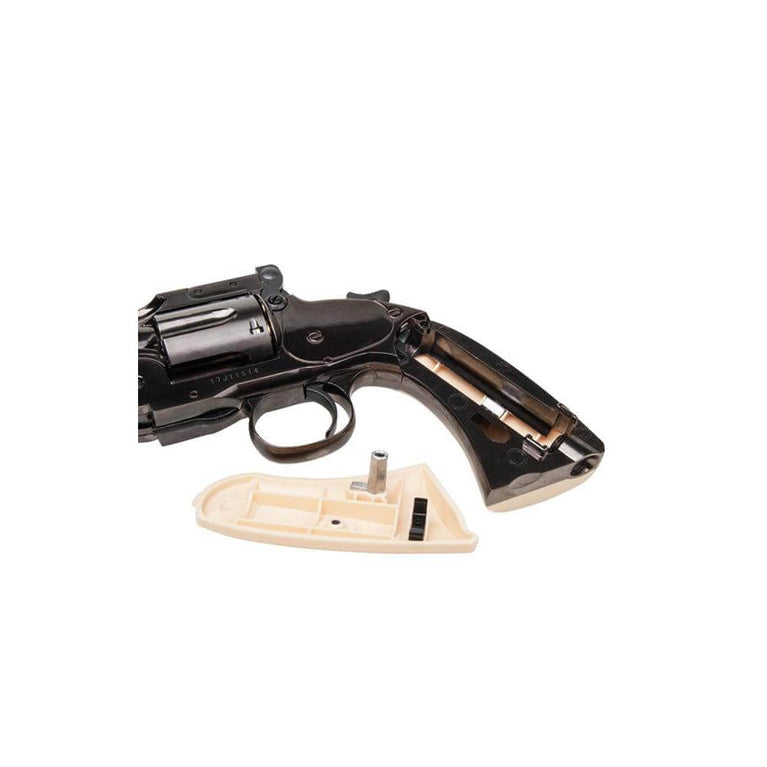 Revolver Schofield inox brunito Cal.4.5 Pot.<7.5 Joule ASG PELLET