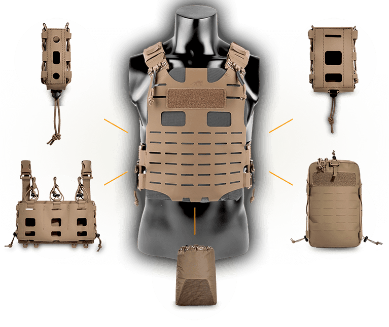 PLATE CARRIER QR SK ANFIBIA MK II VERDE TASMANIAN TIGER