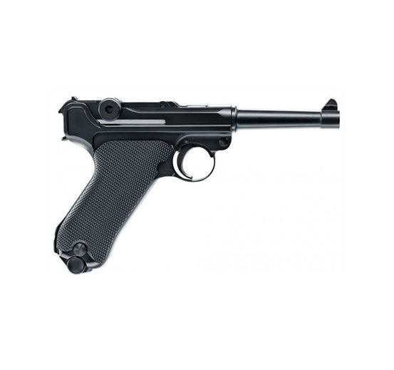 Pistola luger P08 scarrellante Cal.4.5 Pot.<7.5 Joule Umarex