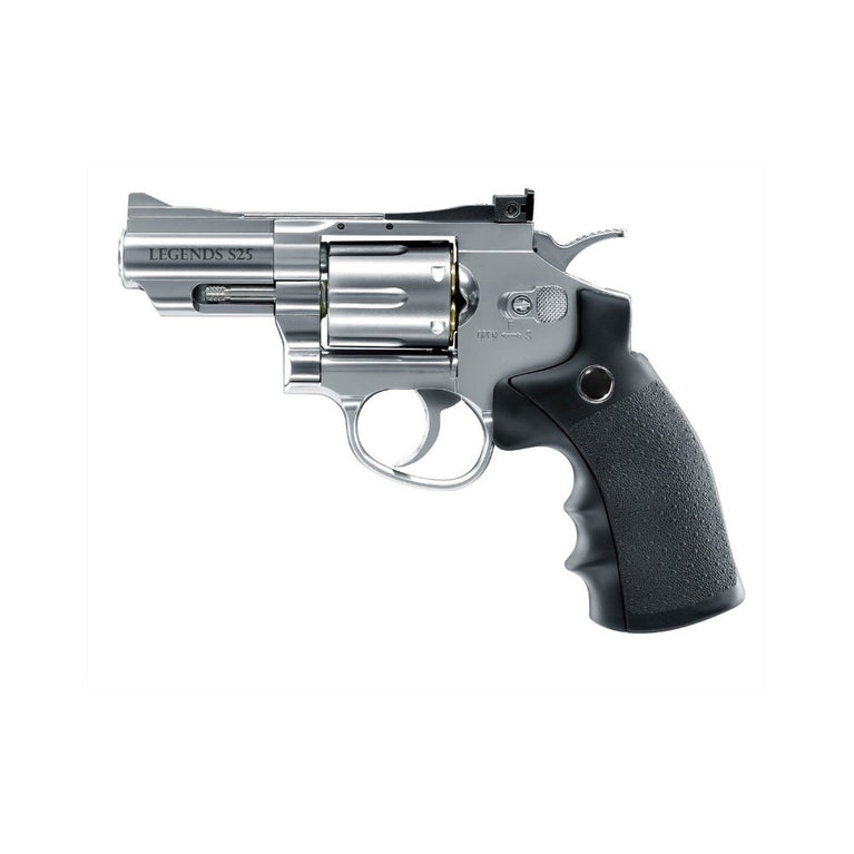 REVOLVER LEGENDS S25 INOX CANNA DA 2.5" CO2 CAL.4.5 POT<7.5 JOULE PELLET